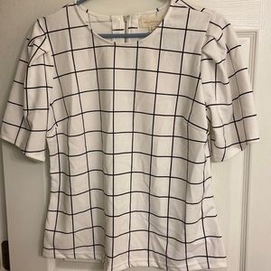 White and Black shirt